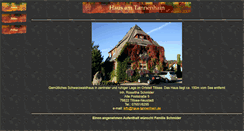 Desktop Screenshot of haus-tannenhain.de